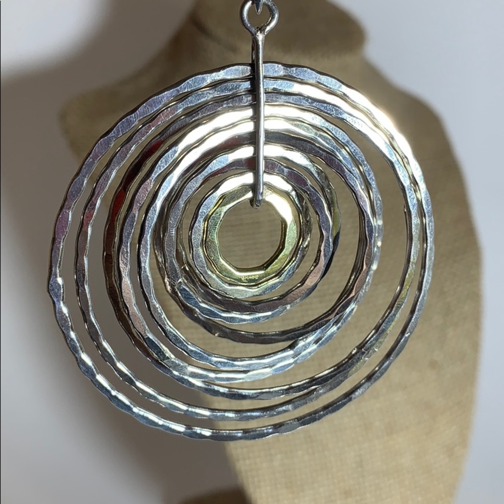 Mexico Sterling and Brass Pendant